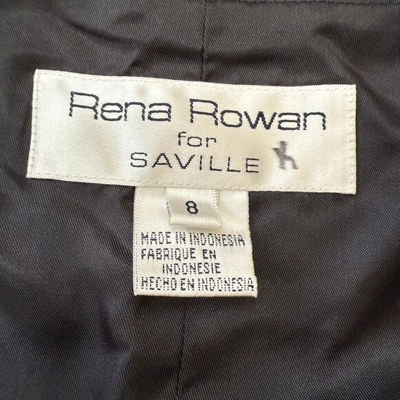 Rena Rowan 1990s Tapestry Woven Novelty Embroidered Medium 8 90s - Picture 4 of 6